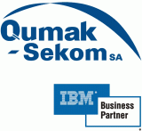 Qumak-IBM partners 
            logo
