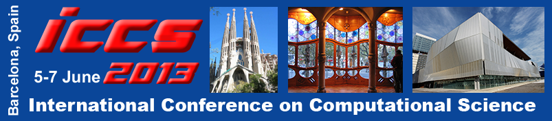 ICCS 2013, Barcelona, Spain