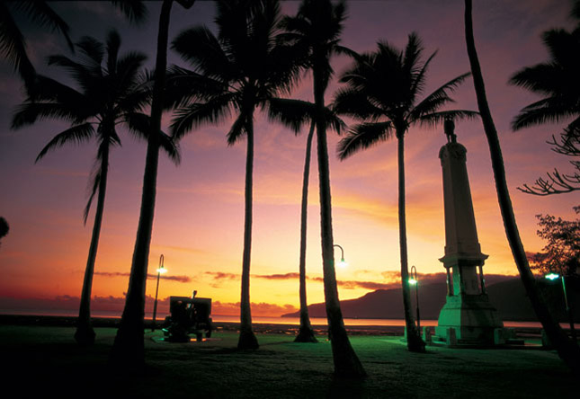 Cairns city at night