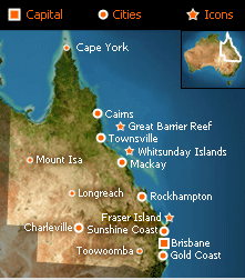 Map - queensland